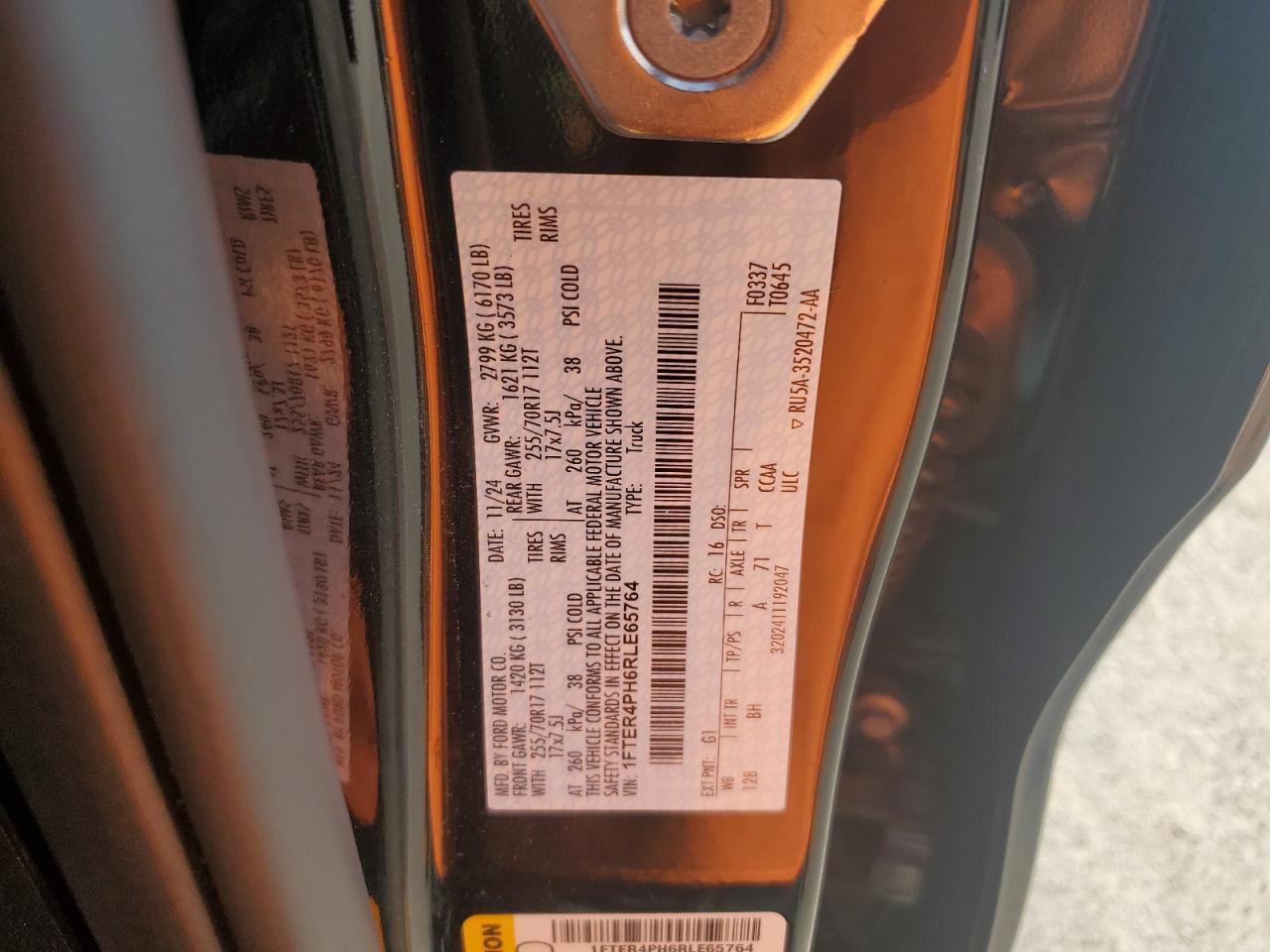 2024 FORD RANGER