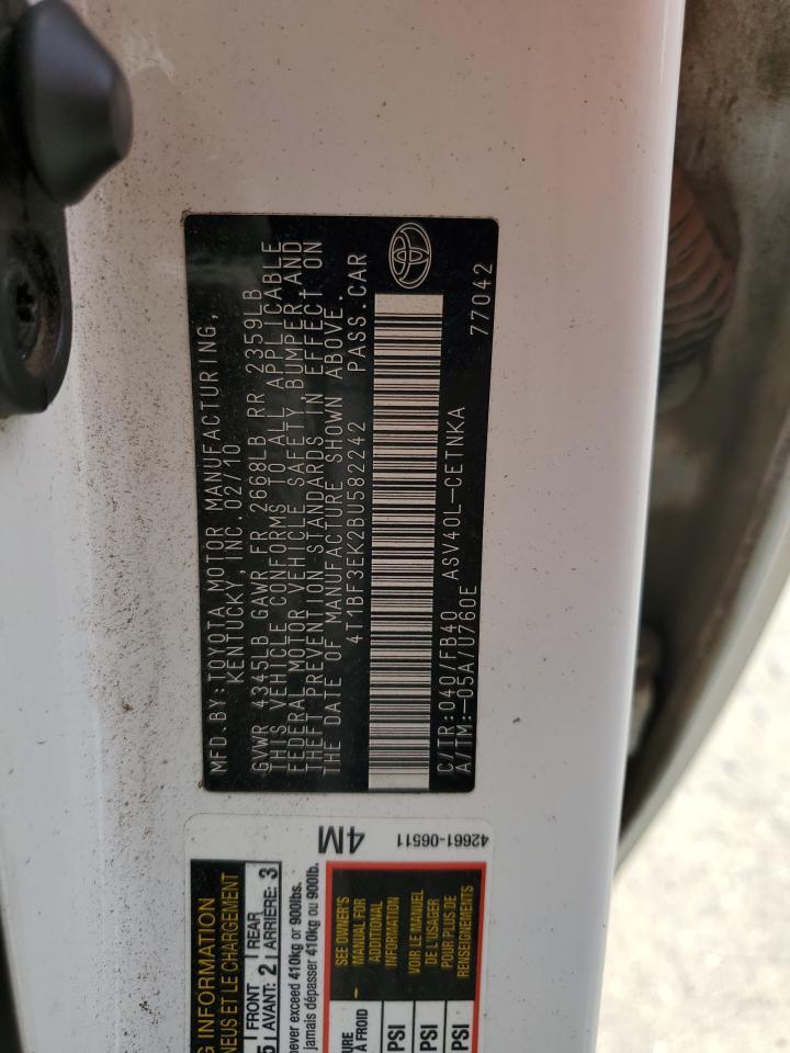2011 TOYOTA CAMRY