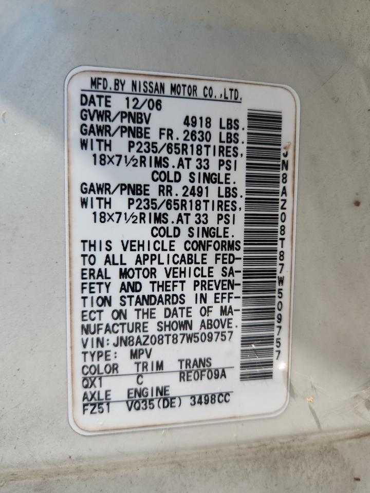 2007 NISSAN MURANO