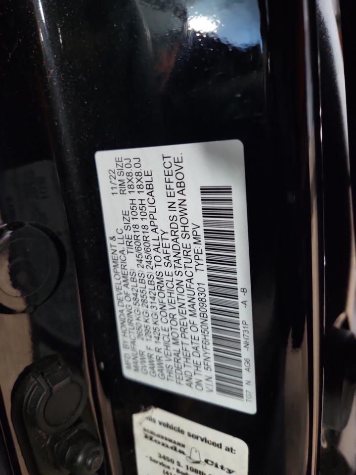 2022 HONDA PILOT