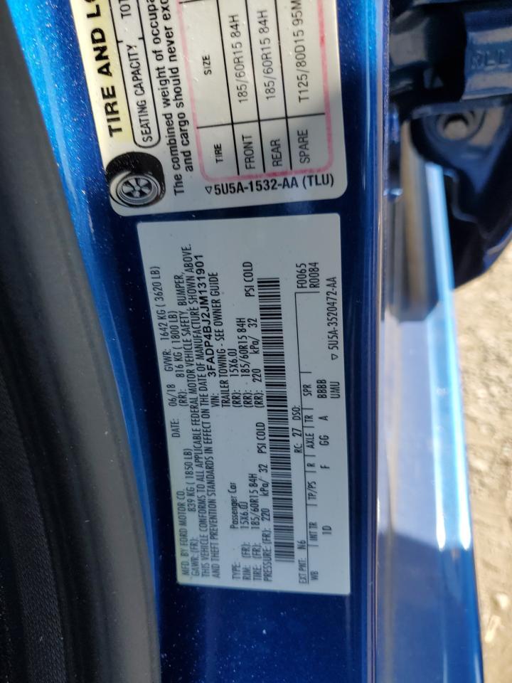 2018 FORD Fiesta