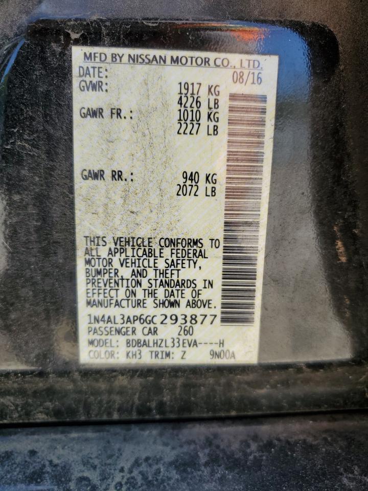 2016 NISSAN ALTIMA