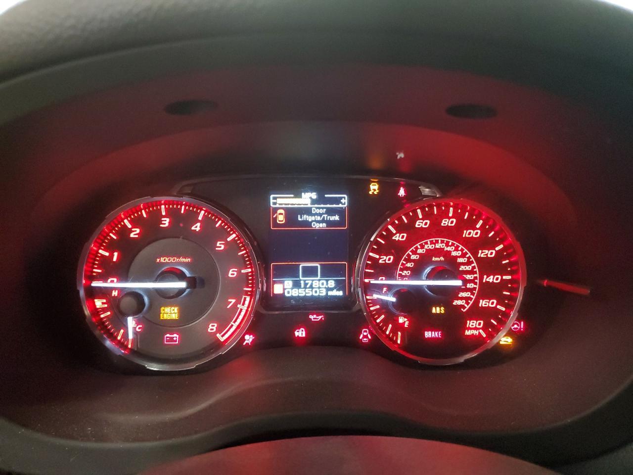 2015 SUBARU WRX