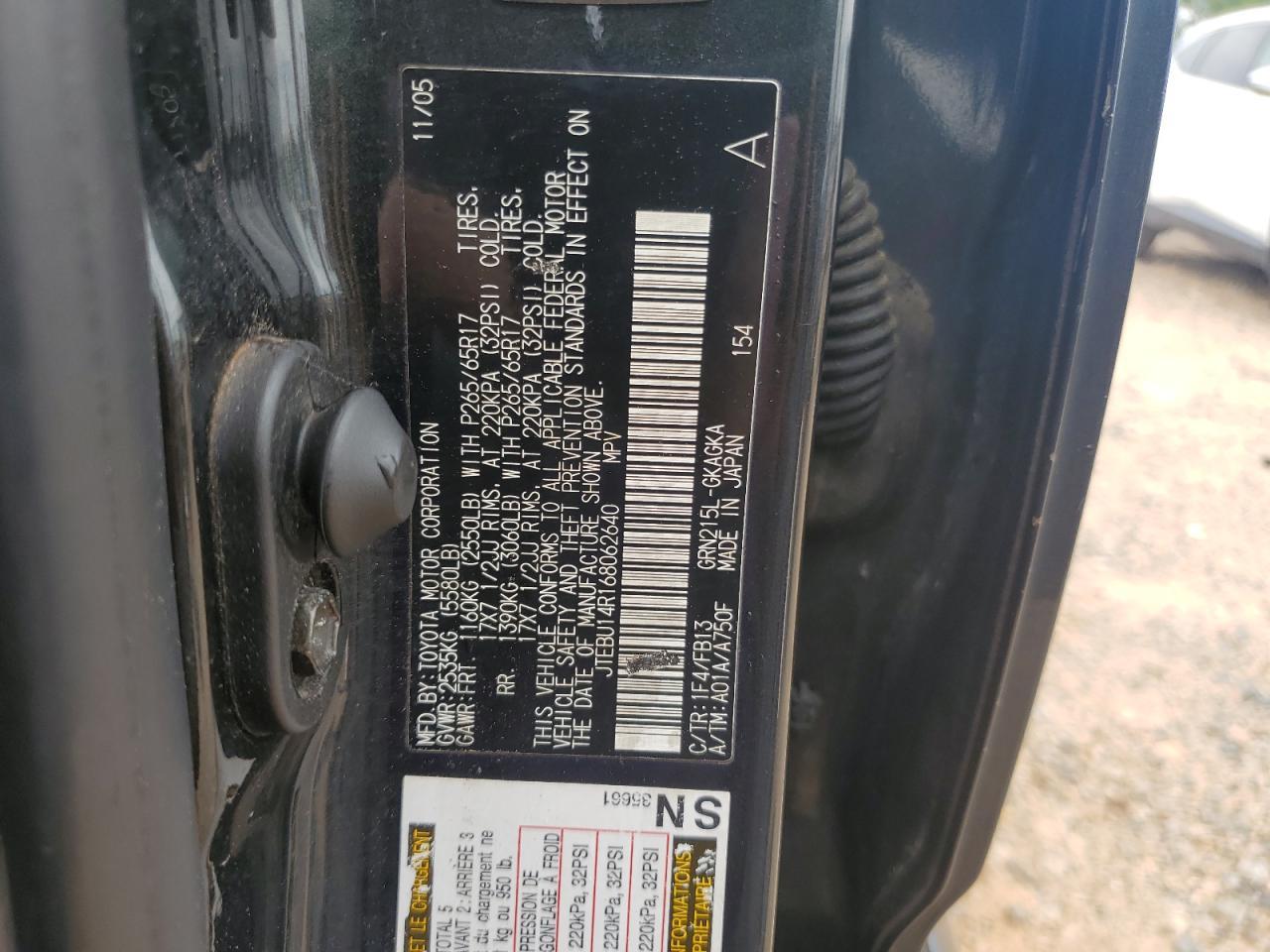 2006 TOYOTA 4Runner