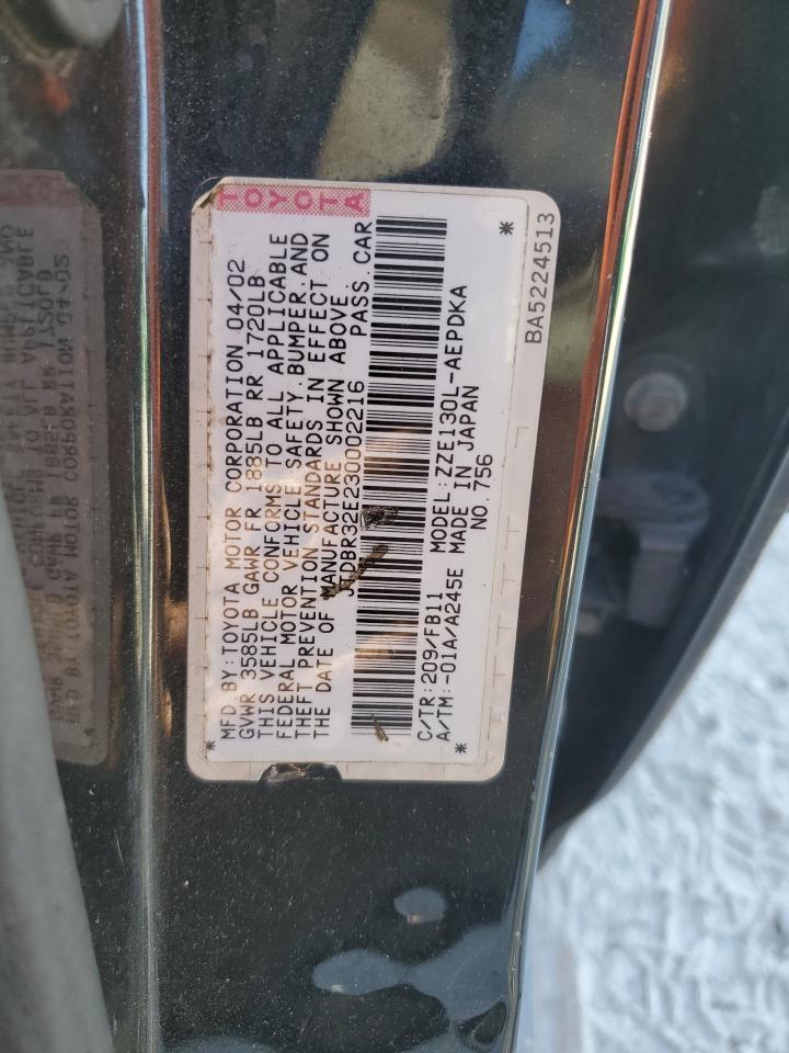 2003 TOYOTA COROLLA
