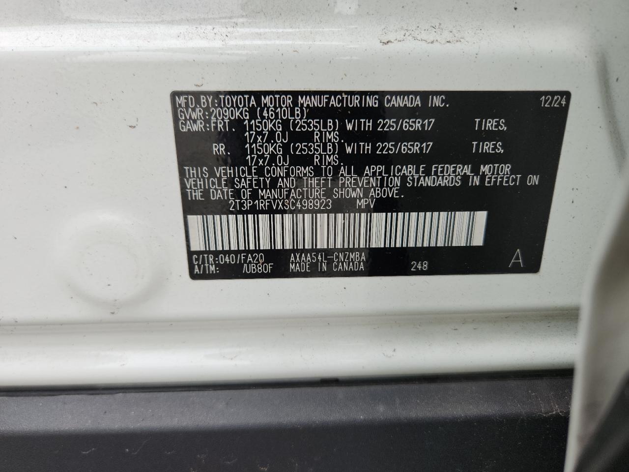 2025 TOYOTA RAV4
