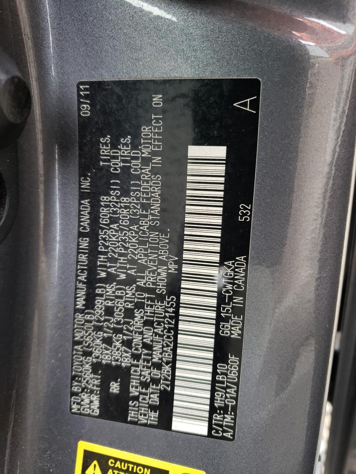 2012 LEXUS RX 350