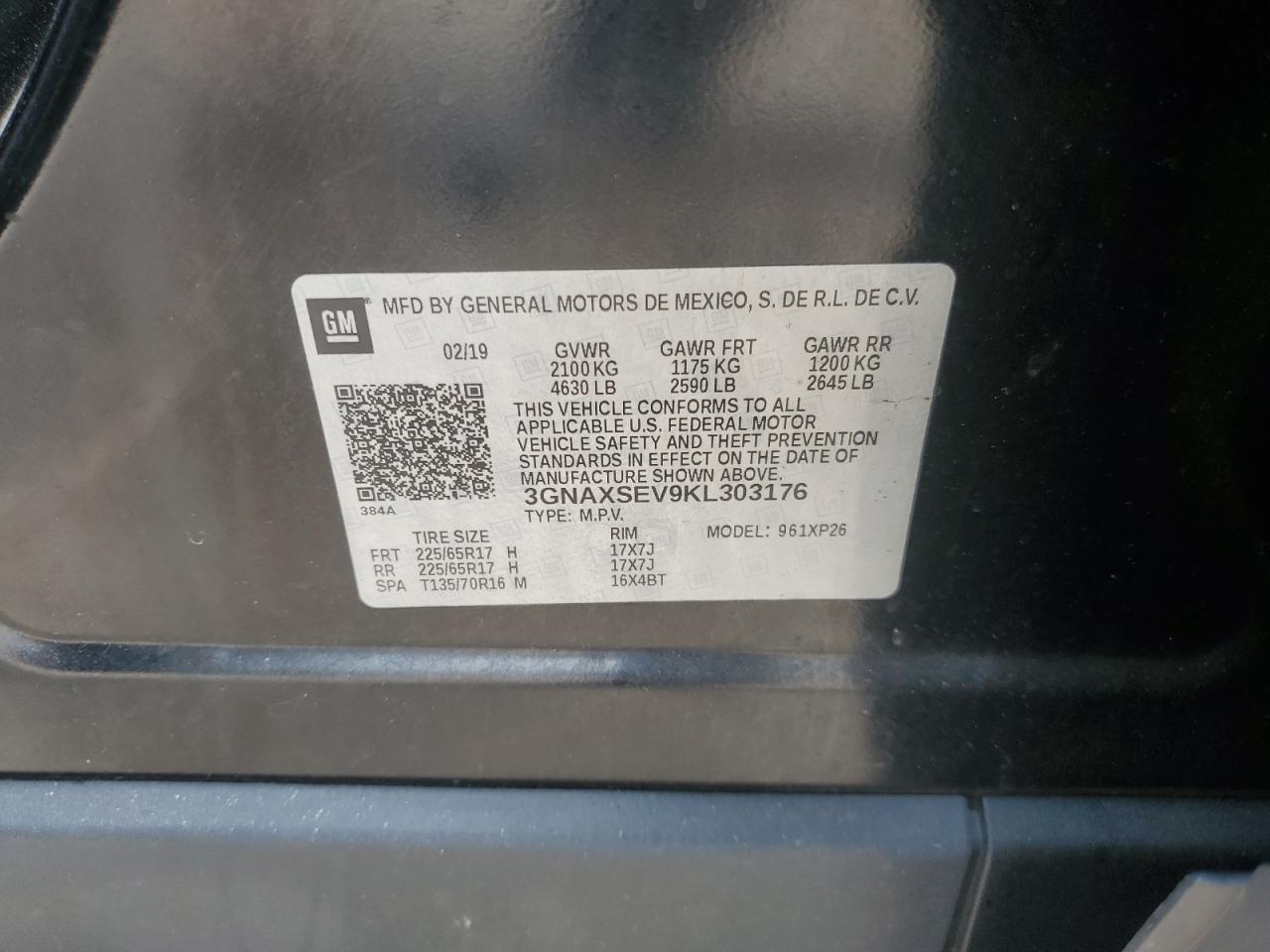 2019 CHEVROLET EQUINOX
