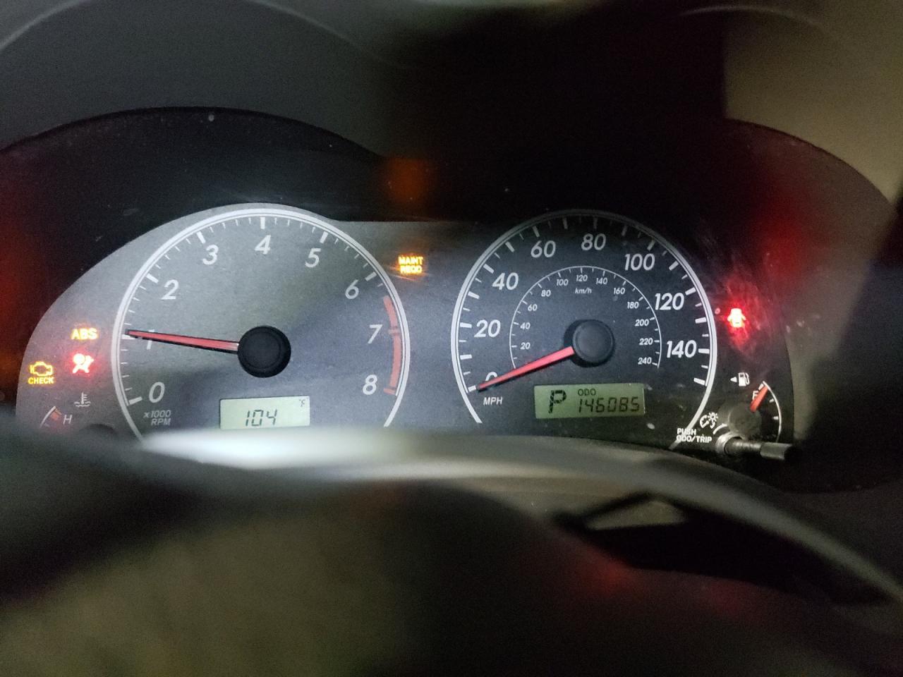 2009 TOYOTA COROLLA