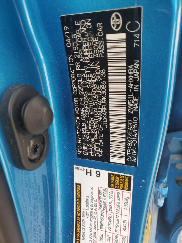 2019 TOYOTA PRIUS