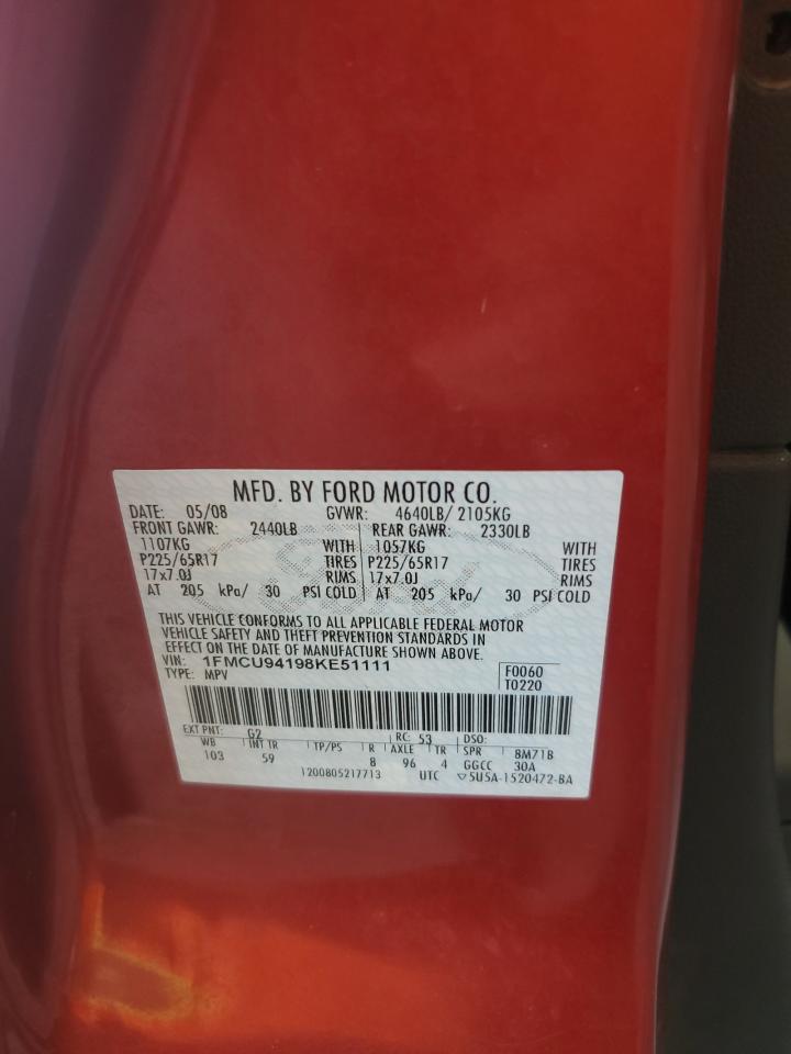 2008 FORD ESCAPE