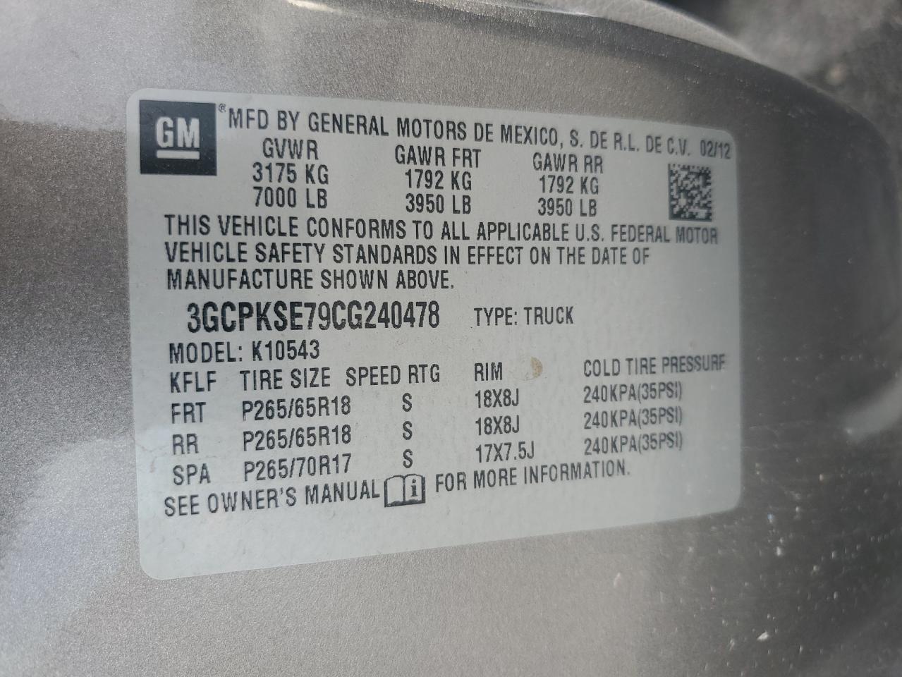 2012 CHEVROLET Silverado