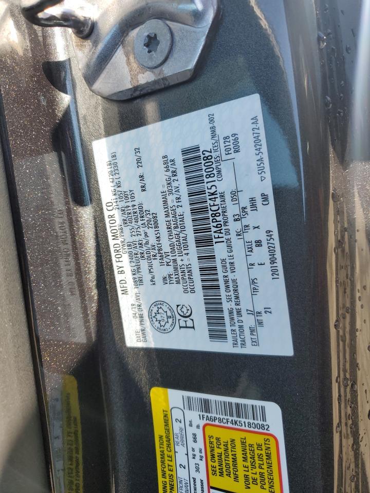 2019 FORD MUSTANG