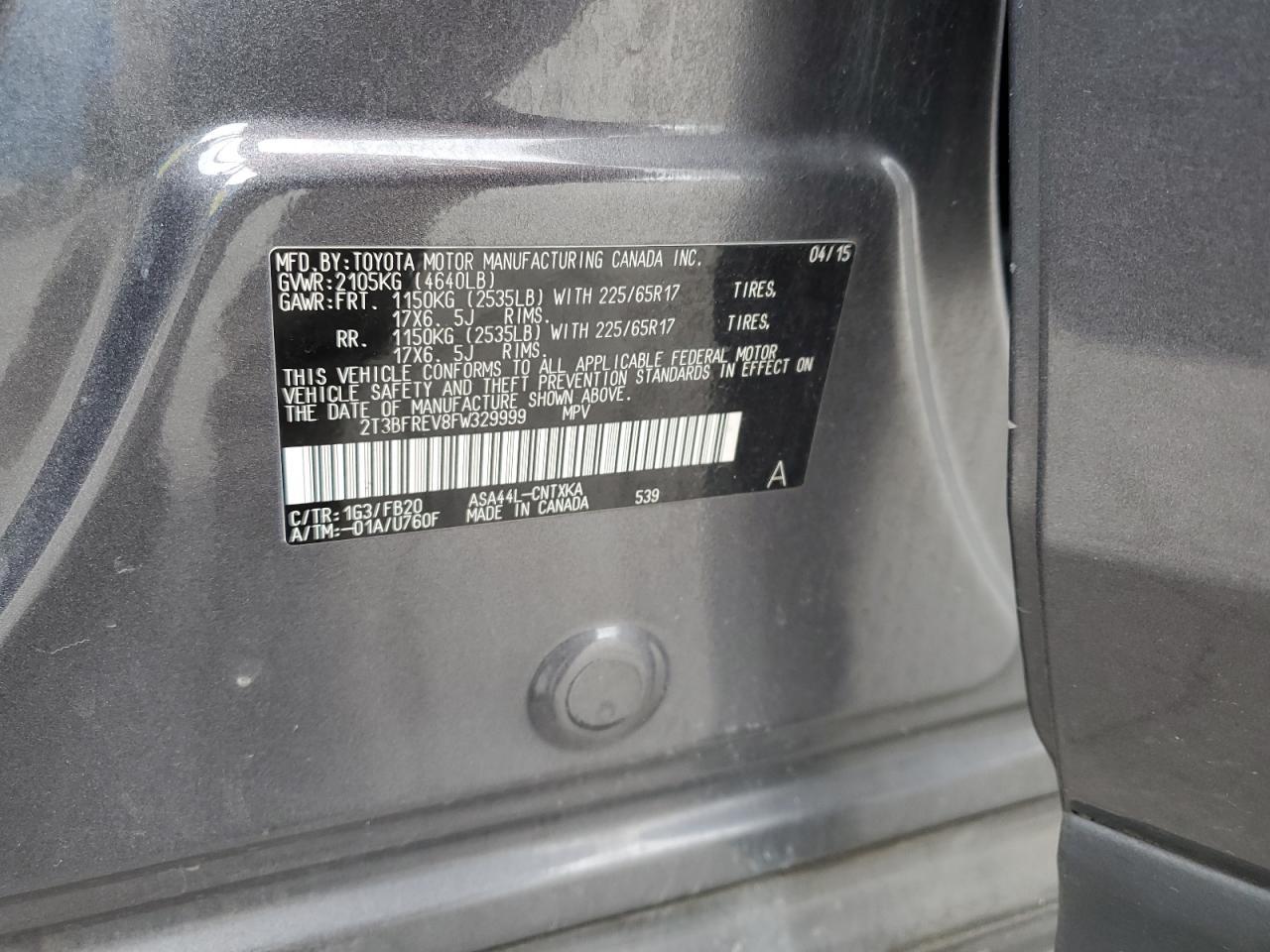 2015 TOYOTA RAV4