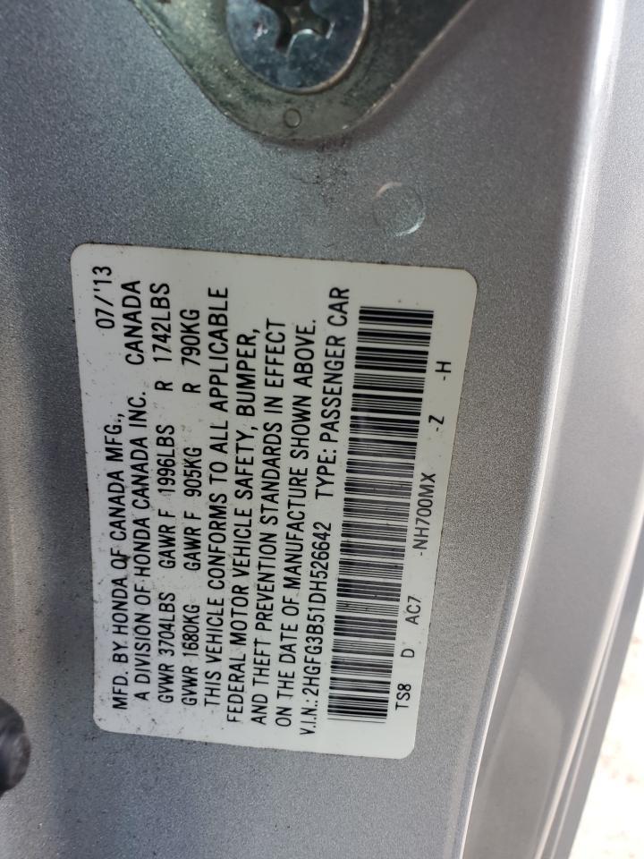 2013 HONDA CIVIC