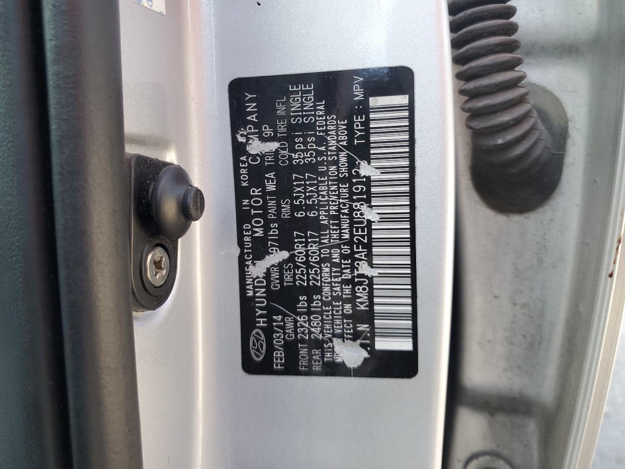 2014 HYUNDAI TUCSON