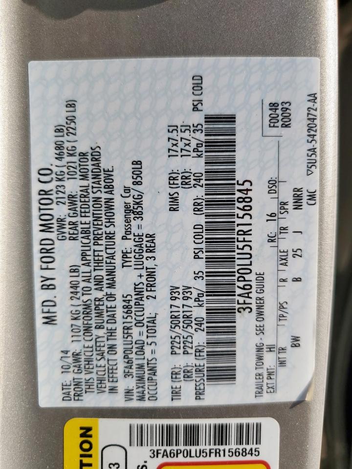 2015 FORD FUSION