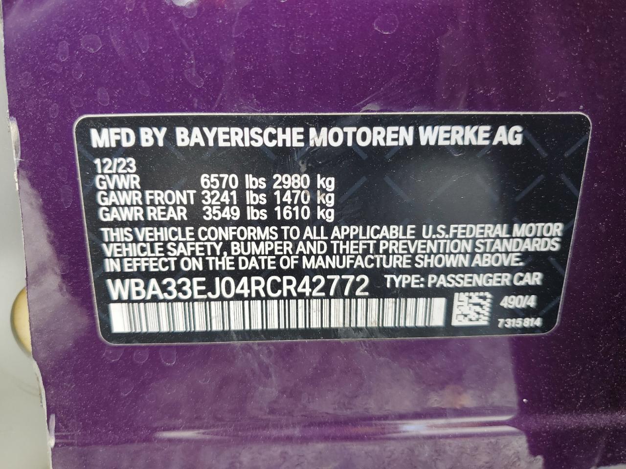 2024 BMW 7 series