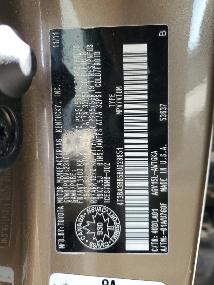 2011 TOYOTA VENZA