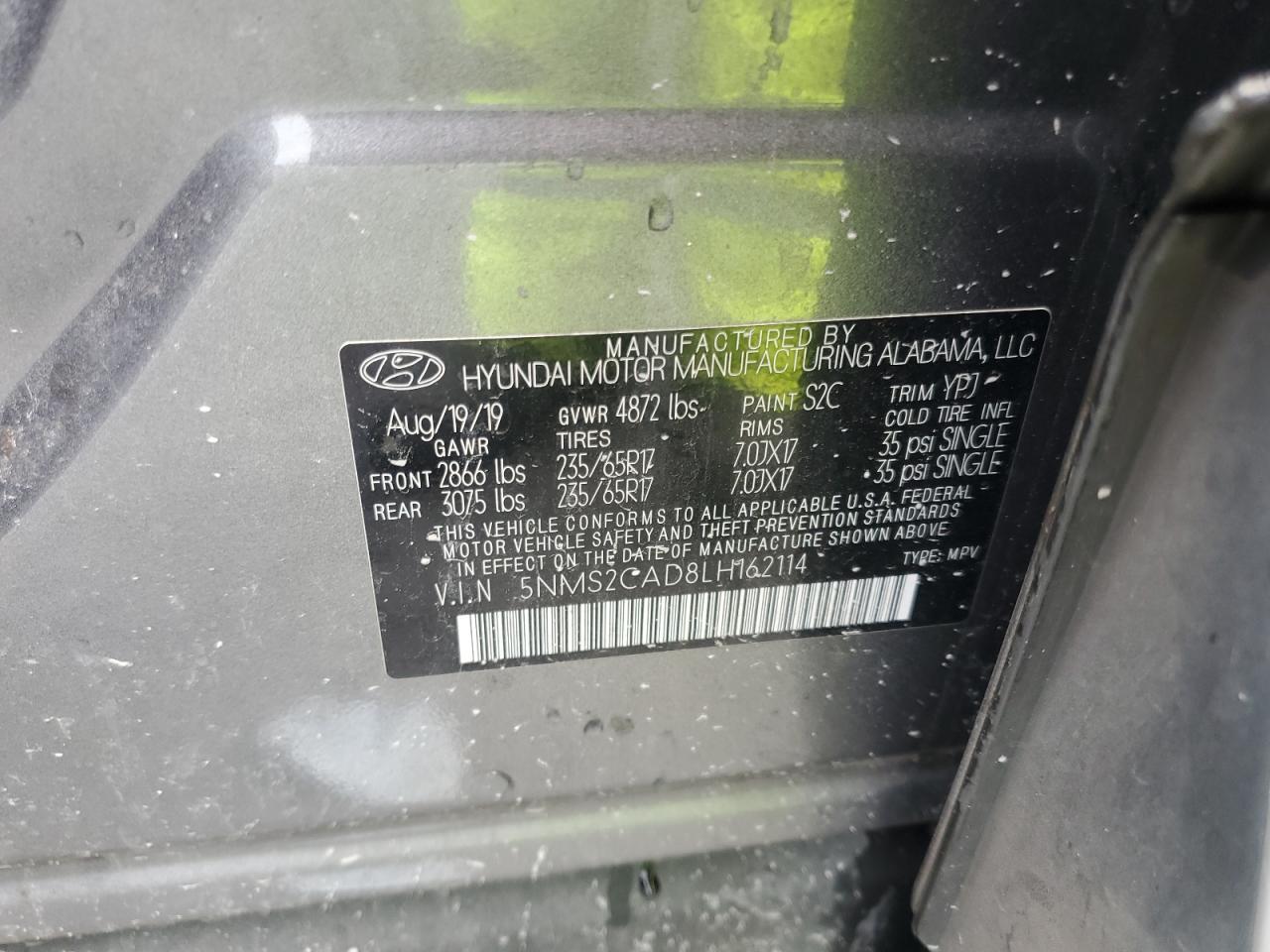 2020 HYUNDAI SANTA FE