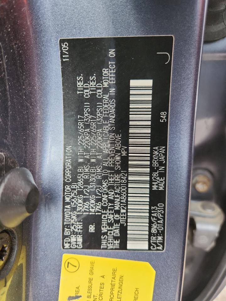 2006 TOYOTA HIGHLANDER