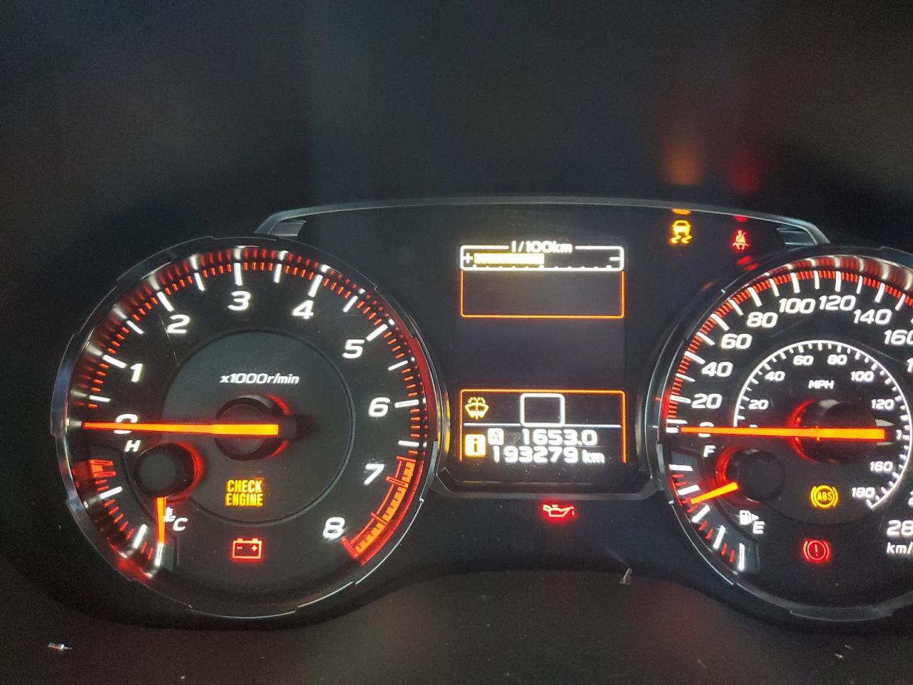 2019 SUBARU WRX