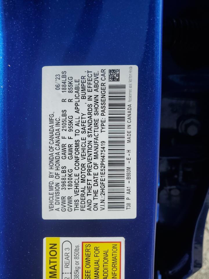 2023 HONDA CIVIC