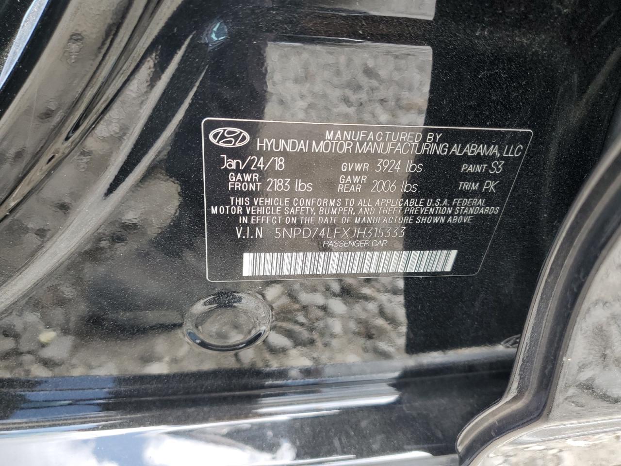 2018 HYUNDAI ELANTRA