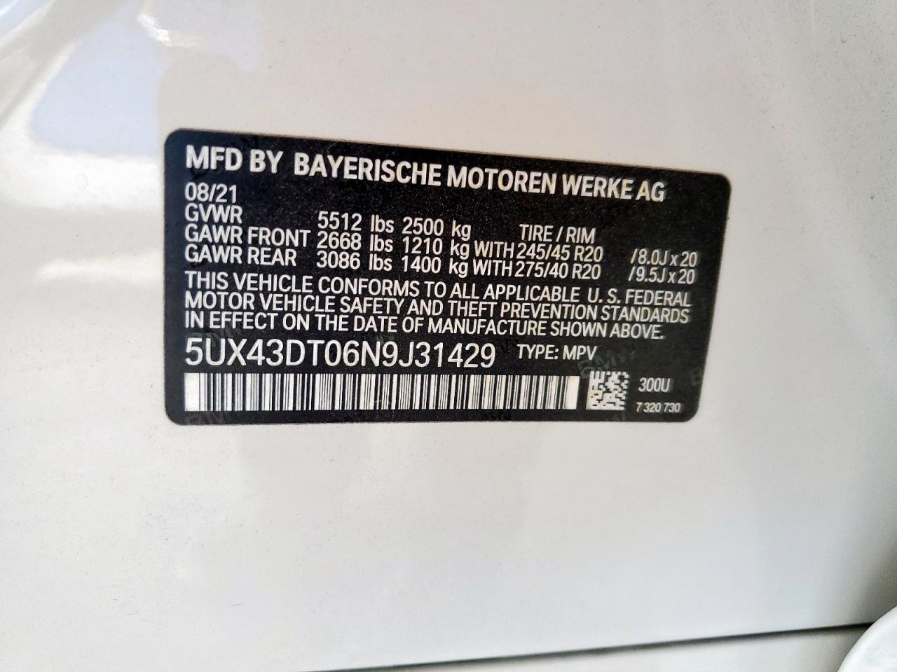 2022 BMW X4