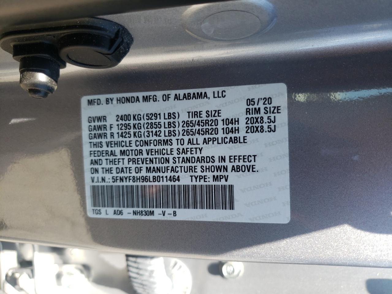 2020 HONDA Passport