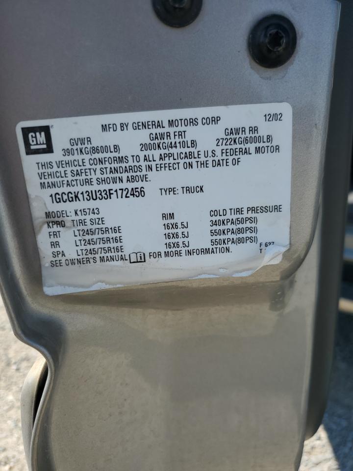 2003 CHEVROLET Silverado