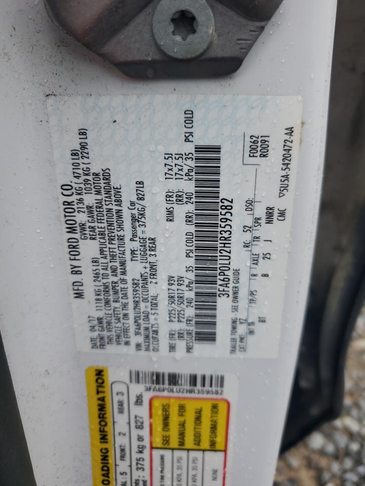 2017 FORD FUSION
