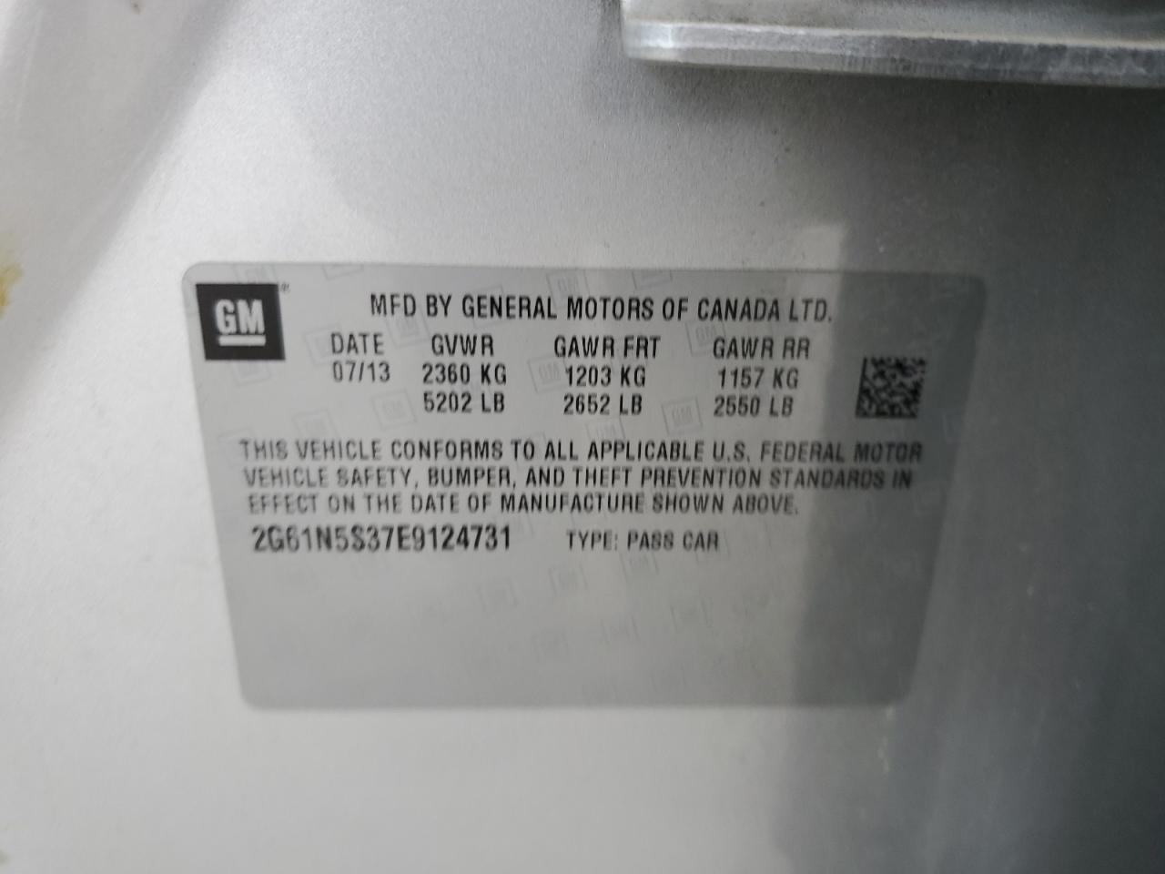 2014 CADILLAC XTS