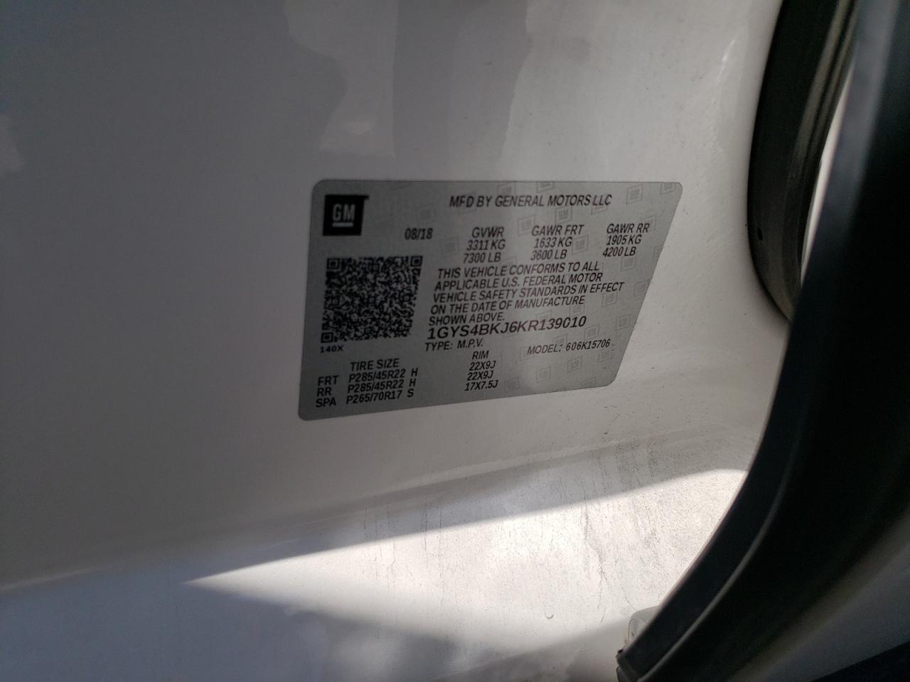 2019 CADILLAC ESCALADE