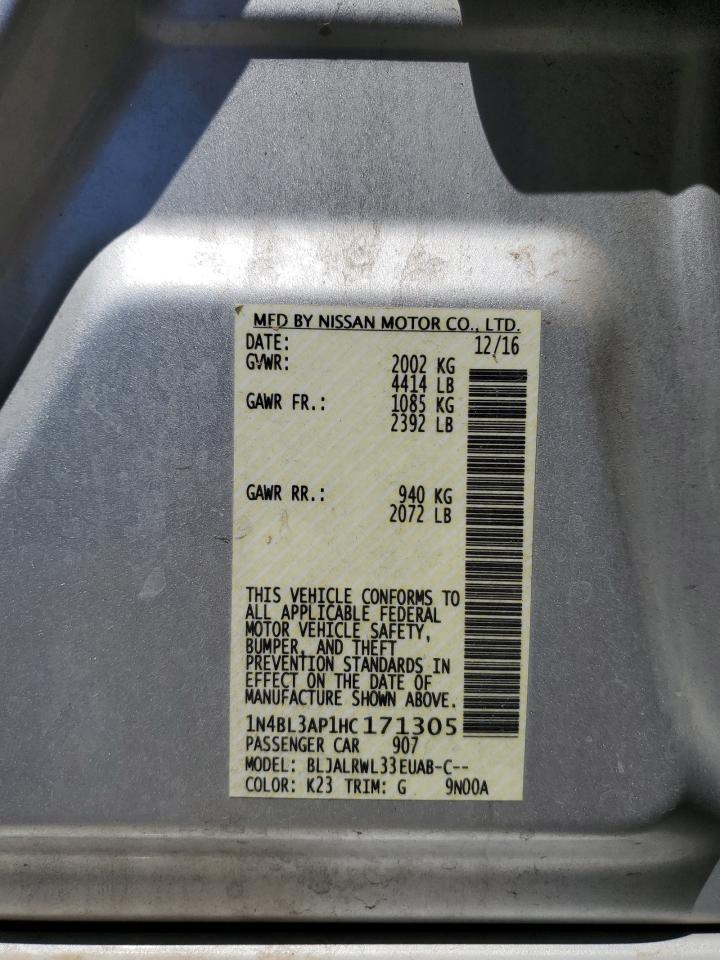 2017 NISSAN ALTIMA