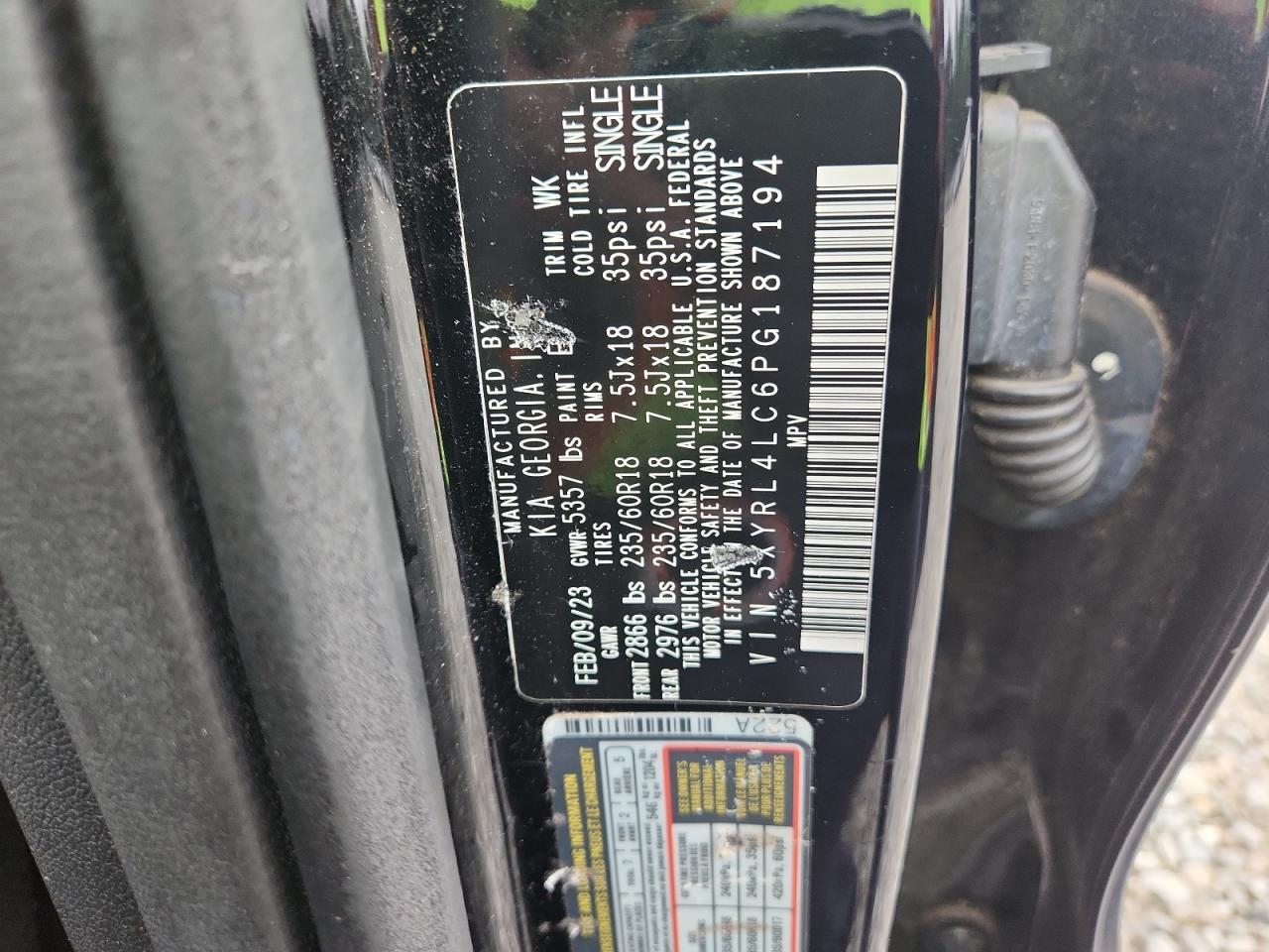 2023 KIA SORENTO