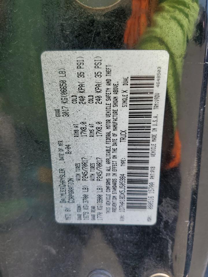 2005 DODGE RAM 1500