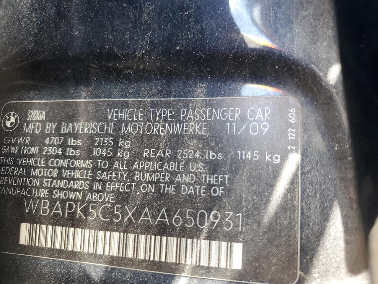 2010 BMW 3 SERIES