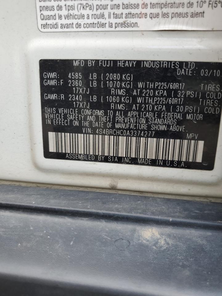 2010 SUBARU Outback