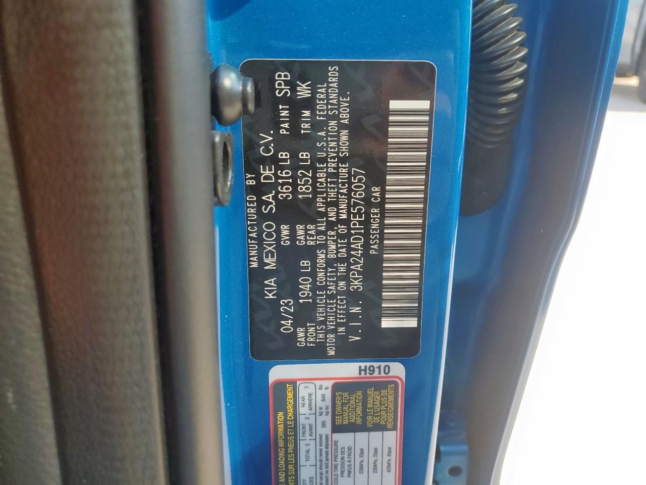 2023 KIA RIO