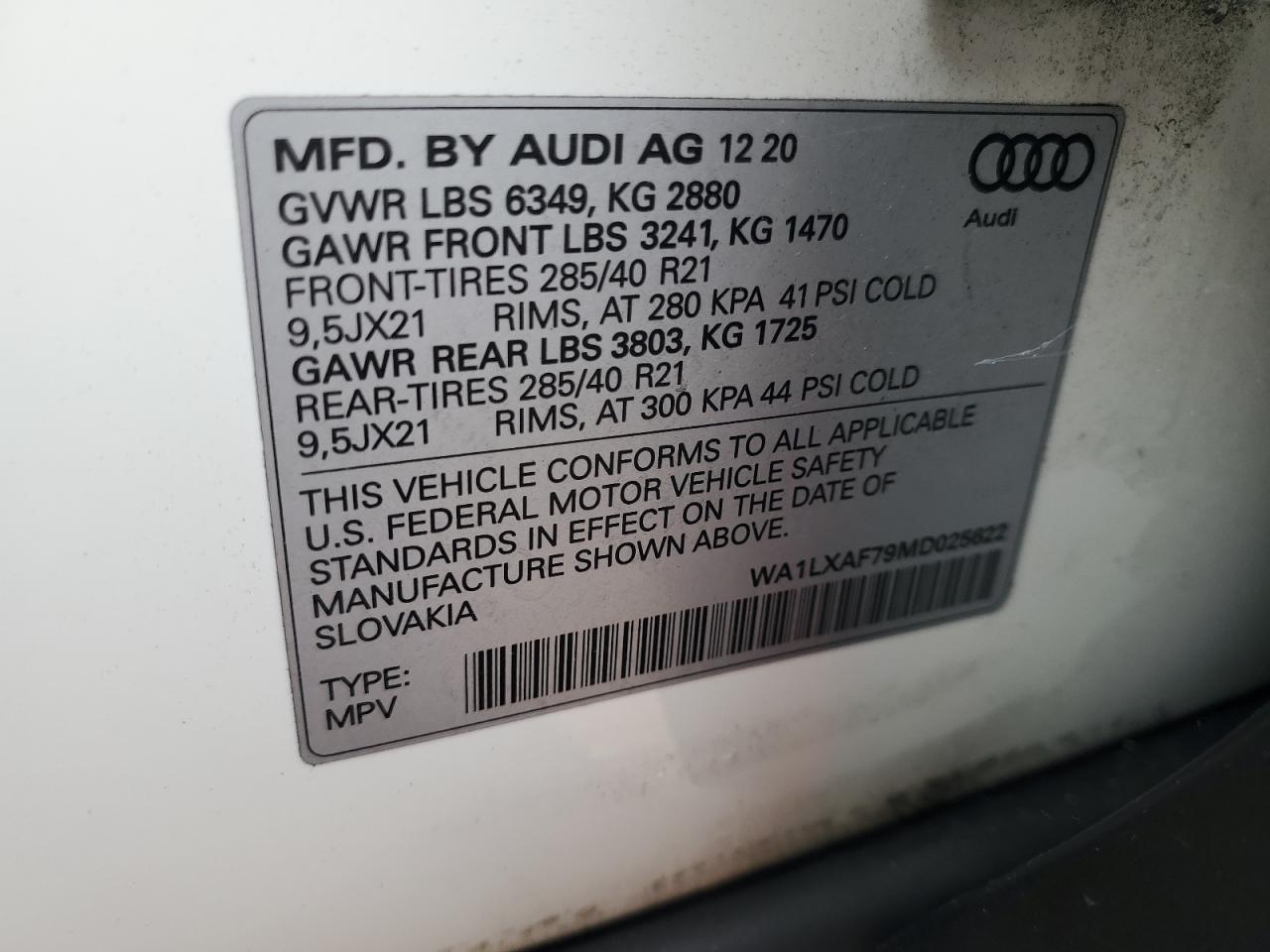 2021 AUDI Q7