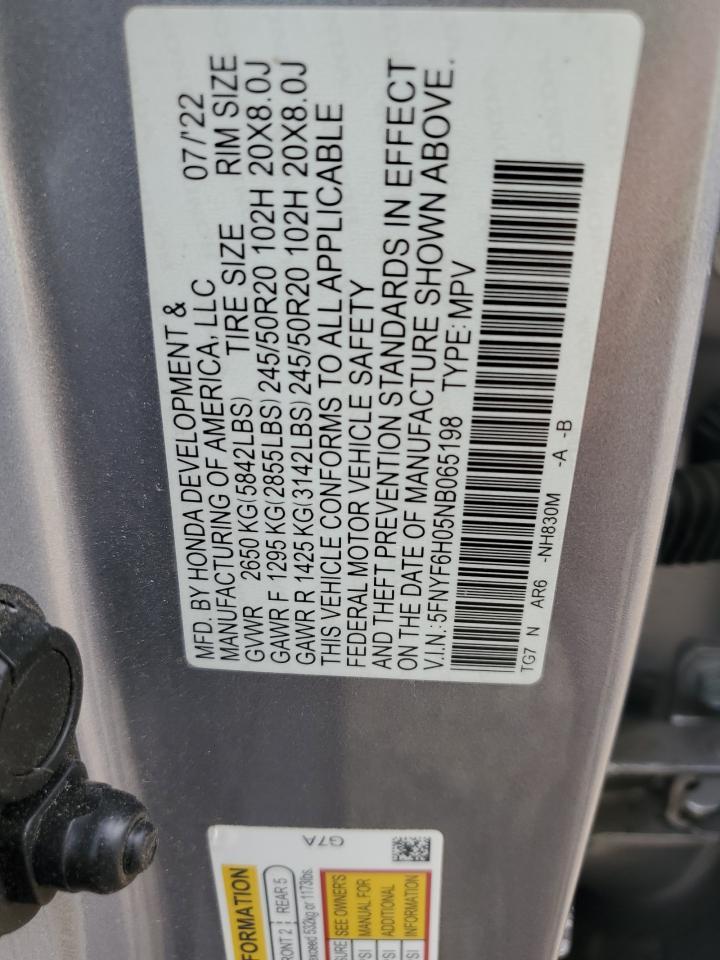 2022 HONDA PILOT