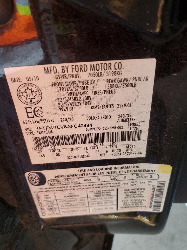 2010 FORD F-150