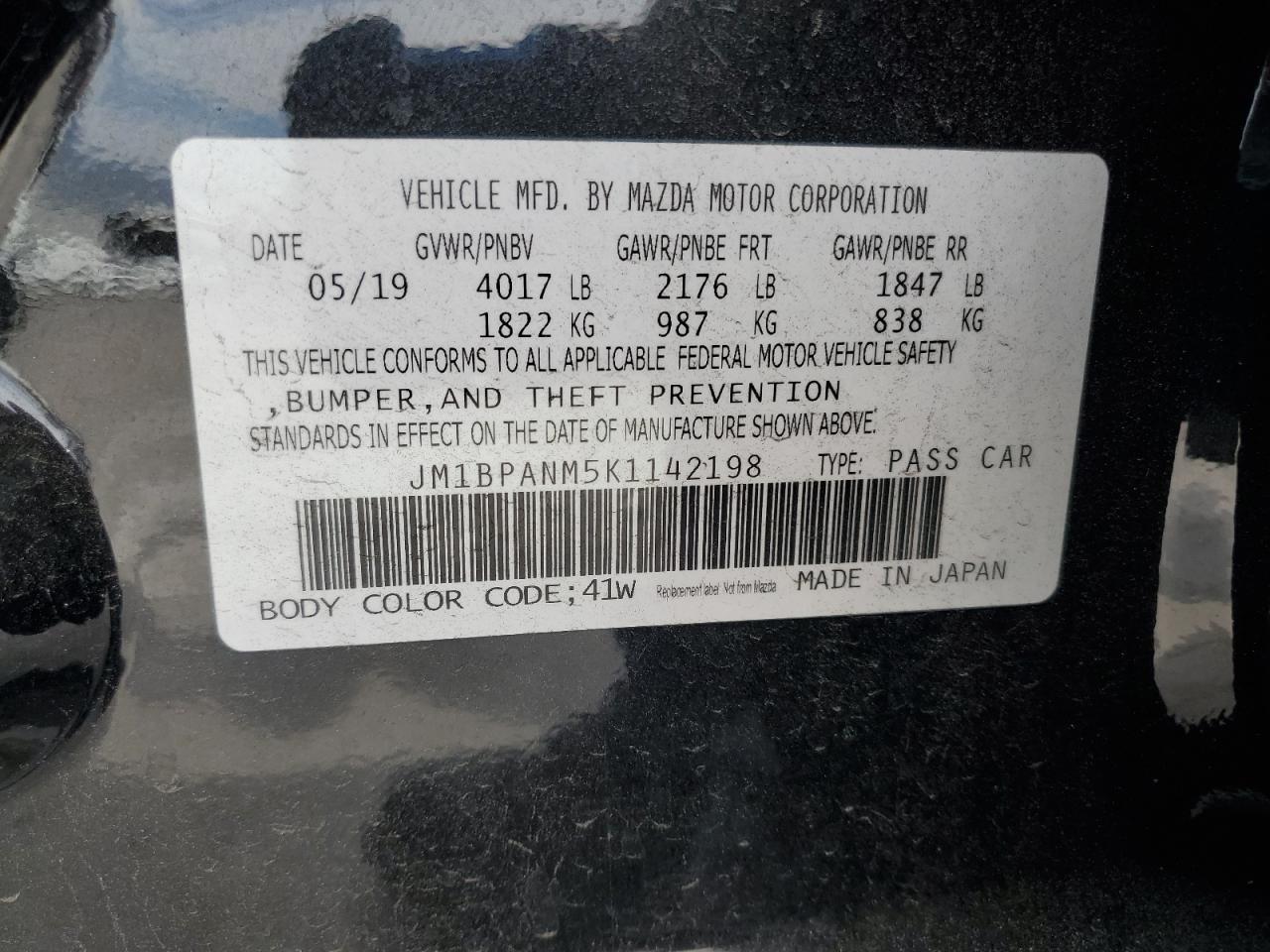 2019 MAZDA 3