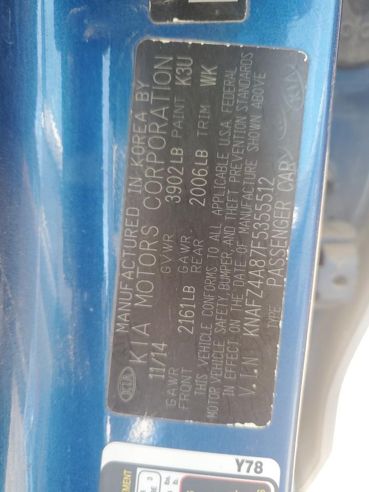 2015 KIA FORTE
