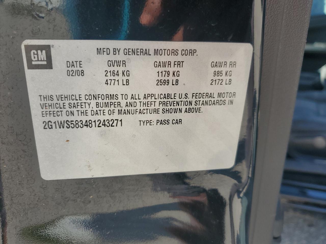 2008 CHEVROLET IMPALA