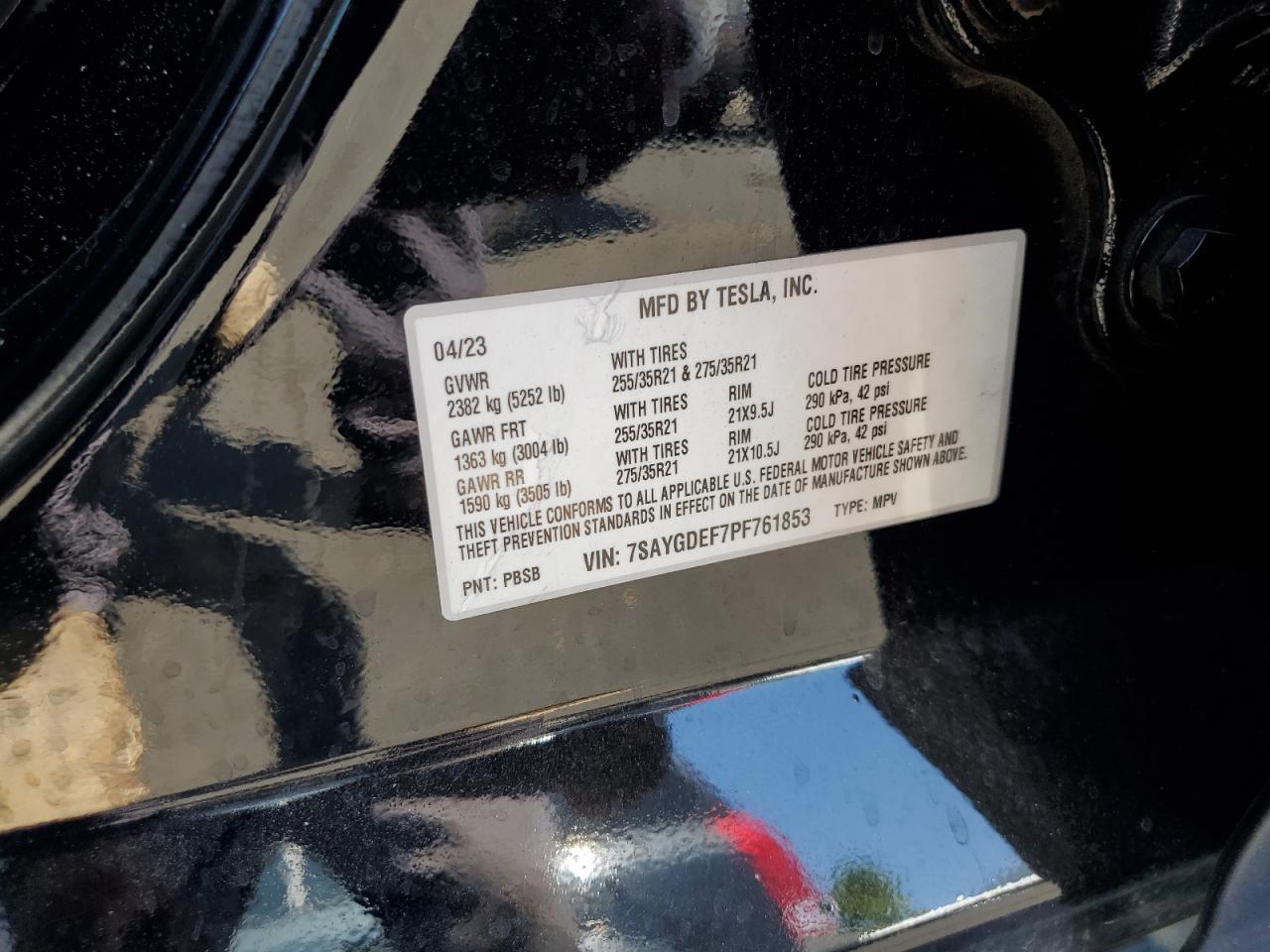 2023 TESLA MODEL Y