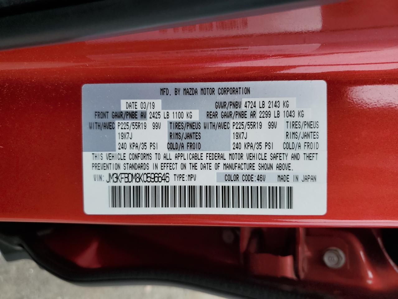 2019 MAZDA CX-5