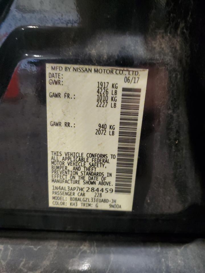 2017 NISSAN ALTIMA