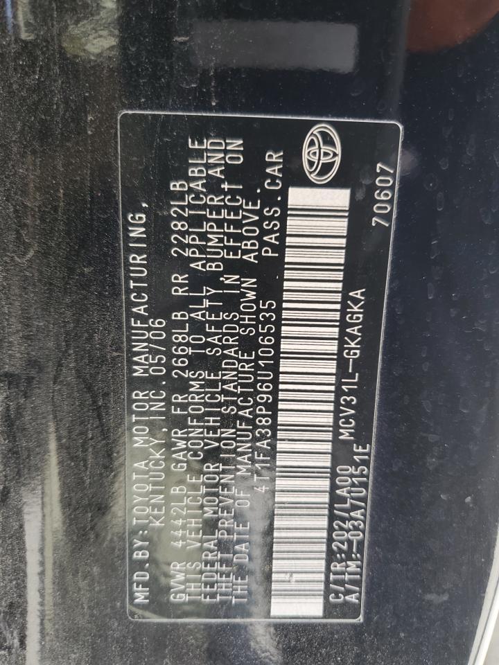 2006 TOYOTA CAMRY